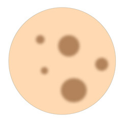 vector acne face beauty illustration