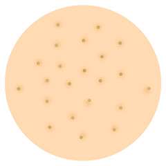 vector acne face beauty illustration