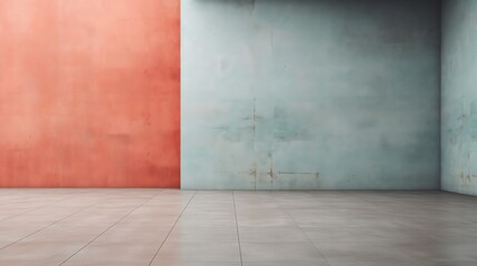 concrete wall and floor