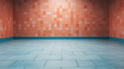 Fototapeta premium empty room with floor