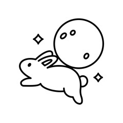 Obraz premium Mid Autumn Icon