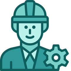 engineer two tone icon