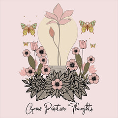 Grow Positive Thoughts Sublimation