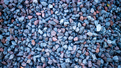 small rocks arranged neatly and beautifully