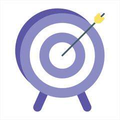 target flat icon design style