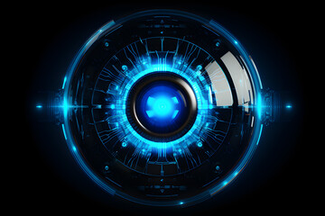 Abstract Light out technology background Hitech communication concept.