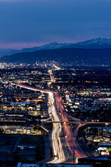 Fototapeta premium Light Trails down I15