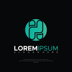 Initial letter H logo. perfect for your company logo