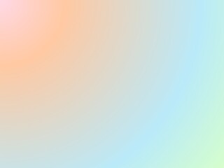 Abstract pastel color gradient background of orange, blue, purple, yellow, and pink. Suitable for banner, card, poster, wallpaper template.