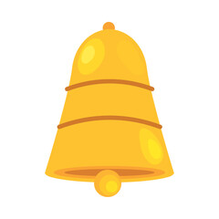 golden bell hanging elegant illustration