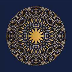Luxury gold color abstract mandala design, golden pattern mandala, Floral background, decoration, Mandala art ornament