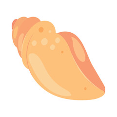 snail shell sea life icon