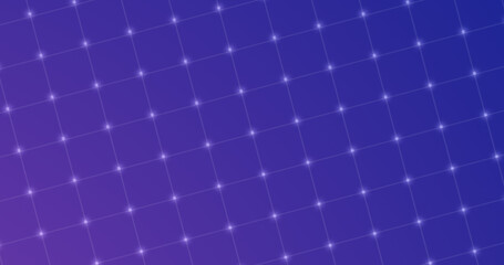Digital technology animated Grid Background. Digital small square and dots flashing data technology ai cybersecurity encryption tech. Scientific computer science motion graphic.