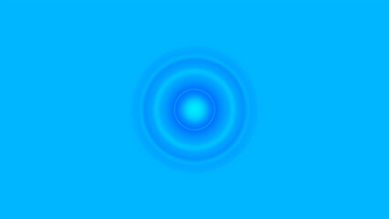 water drop wave formation animation. Top view of water dropping with circle waves. Splash of concentric circles from water droplet.