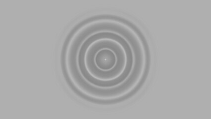 water drop wave formation animation. Top view of water dropping with circle waves. Splash of concentric circles from water droplet.