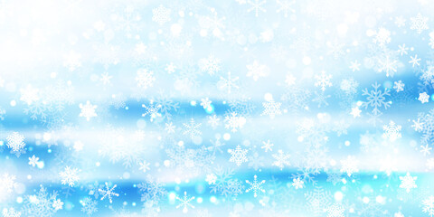 クリスマス　雪　冬　風景　背景