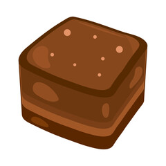 dessert brownie chocolate icon