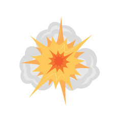 explsion effect war illustration