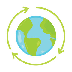 eco earth planet icon