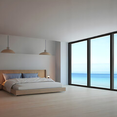 Bedroom overlooking the sea