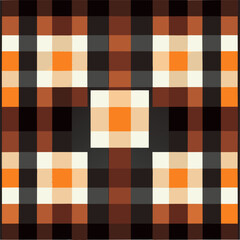 plaid checked pattern seamless fabric textured background modern design vector illustration