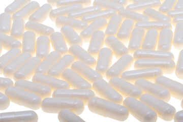 medical capsules isolated