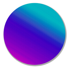 circle blue gradient color icon background with shadow