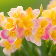 A vibrant bouquet of majestic Freesia backgrounds