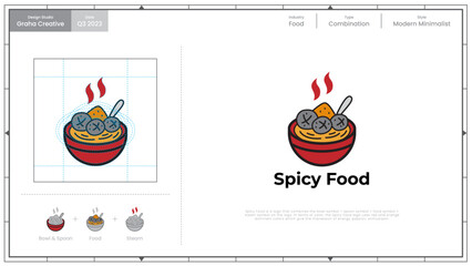 SPICY FOOD - LOGO & BRAND GUIDE