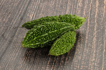 Green raw bitter lemon vegetables