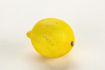 Ripe sour yellow juicy lemon