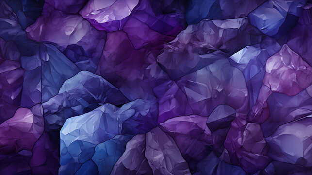 purple polygon background