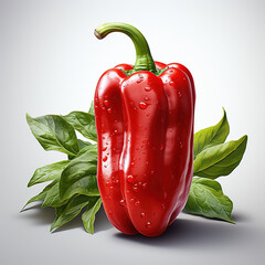 Vibrant Red Chili Pepper with Intense Heat and Spicy Aesthetics