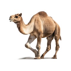 camel isolated in white