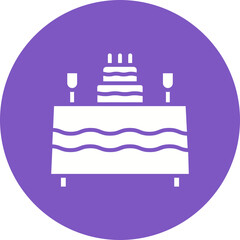 Birthday Table Icon