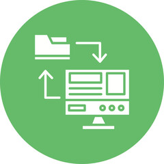 Online File Transfer Icon