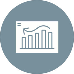 Bell Shaped Graph Icon