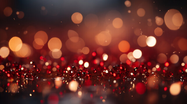 Background red Bokeh