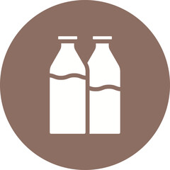 Milk Bottles Icon
