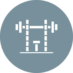 Obraz premium Bench Press Icon