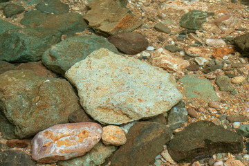 Stones under clear water, after some edits.