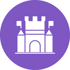 Fototapeta premium Castle Icon