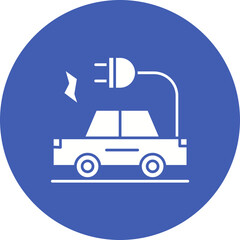 Electric Car Icon