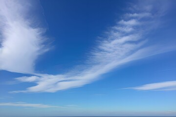 A picture of clouds in the blue sky. no.94. Generative aI.