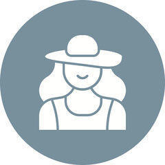 Spring Woman Icon