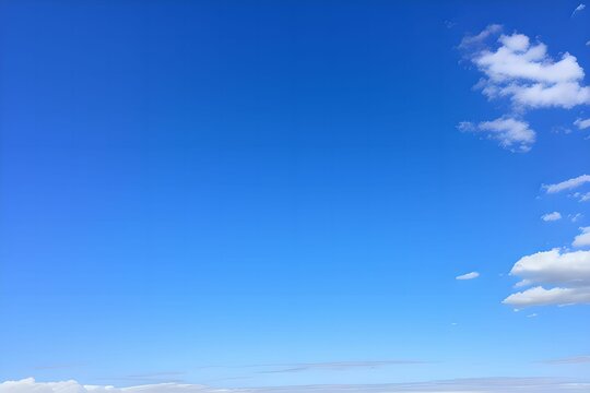 A picture of clouds in the blue sky. no.51. Generative aI.