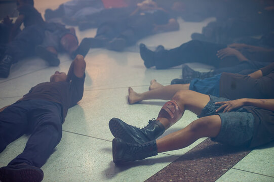 Victims injured in terrorist bombings
