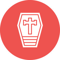 Obraz premium Coffin Icon