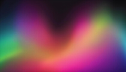 Colorful streamlined wave neon art background Generative AI