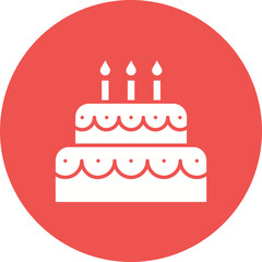 Two Layered Cake Icon